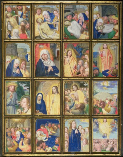 Krisztus temetése, a Stein-quadriptichonról alkotó: Simon Bening